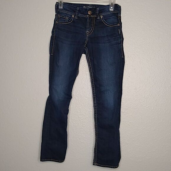 Silver Jeans‎ Suki Capri Crop Jeans Size 24 - Picture 2 of 7